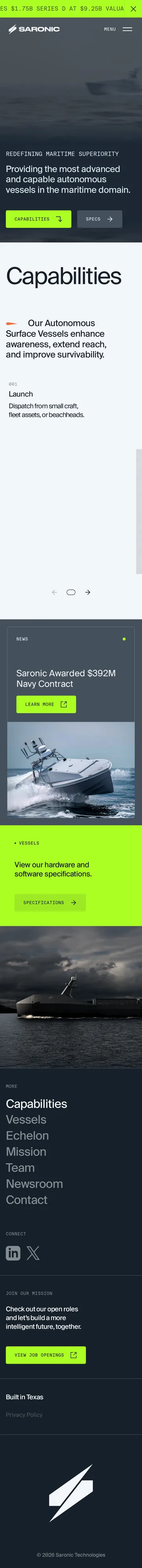Saronic — mobile